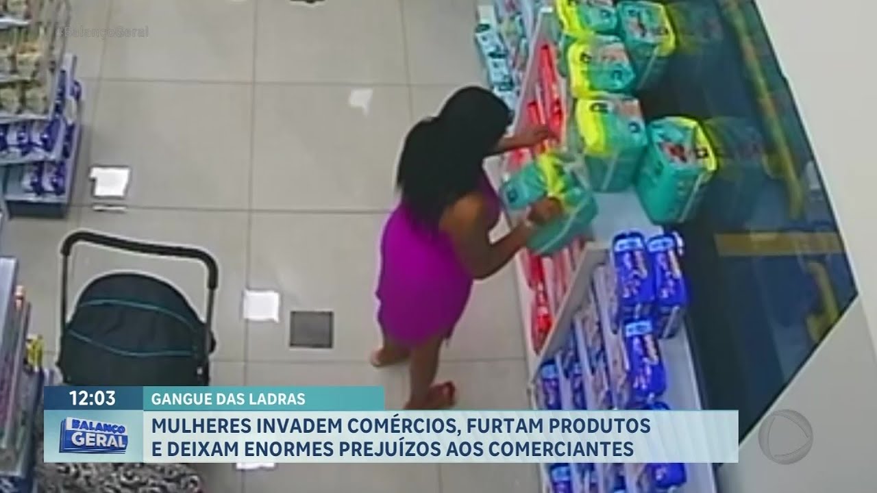 Gangue das ladras: mulheres invadem comércios, furtam produtos e deixam prejuízos em Franca