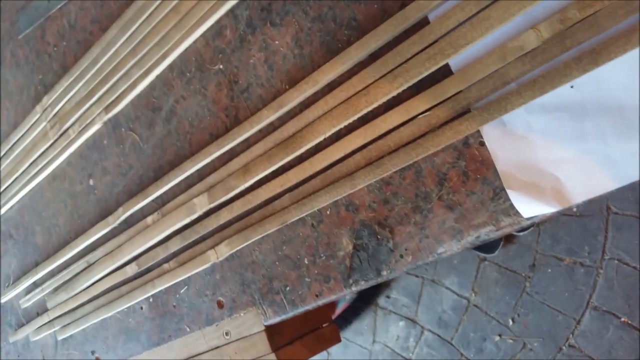 COMO FABRICAR UNA CAÑA DE SPINNING DE BAMBU REFUNDIDO PARTE 3