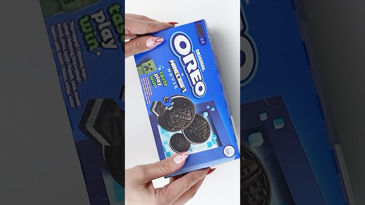 Have you tried new OREO Minecraft? #shortsvideo #oreo #minecraft #oreocookies #asmr #cookies