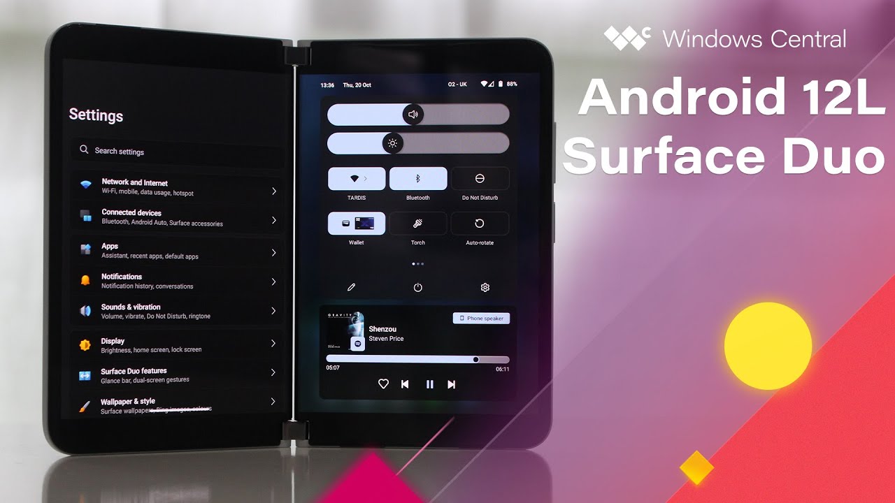 Android 12L для Surface Duo — ПРАКТИЧЕСКИЙ ПРИМЕР