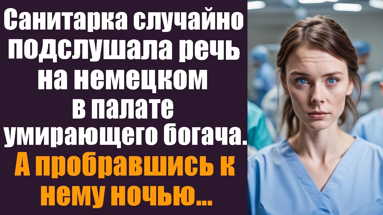 Санитарка случайно подслушала речь на немецком в палате угасающего богача. А пробравшись ночью..