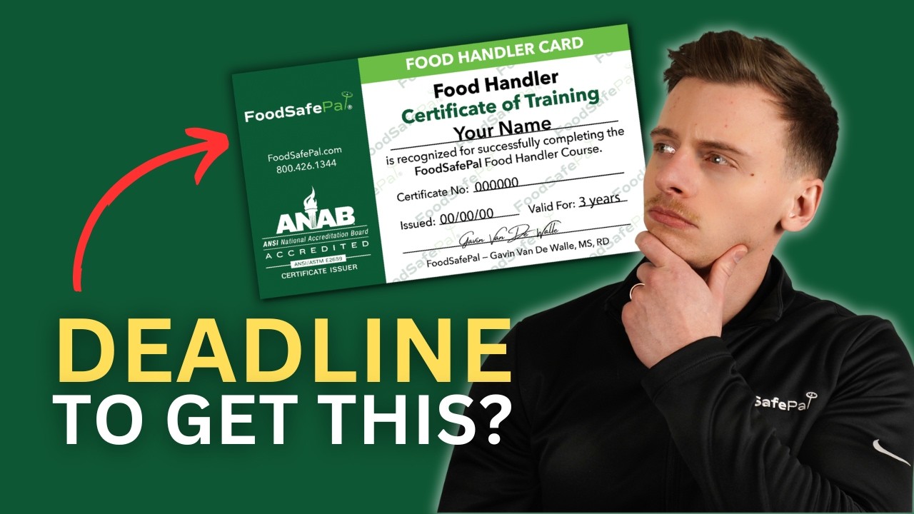 How Long Do You Really Have to Get a Food Handler Card?