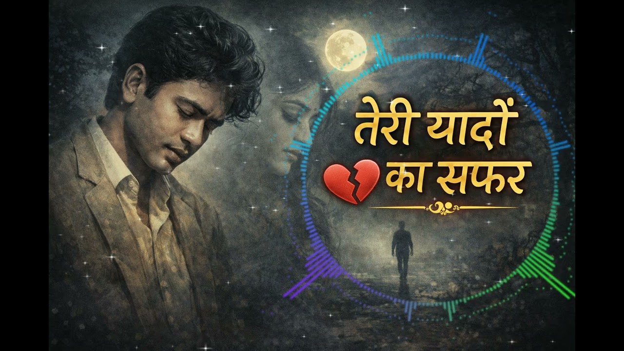 “तेरी यादों का सफर❤️Old Hindi Sad Romantic Song | Heart Touching Love Song 💔