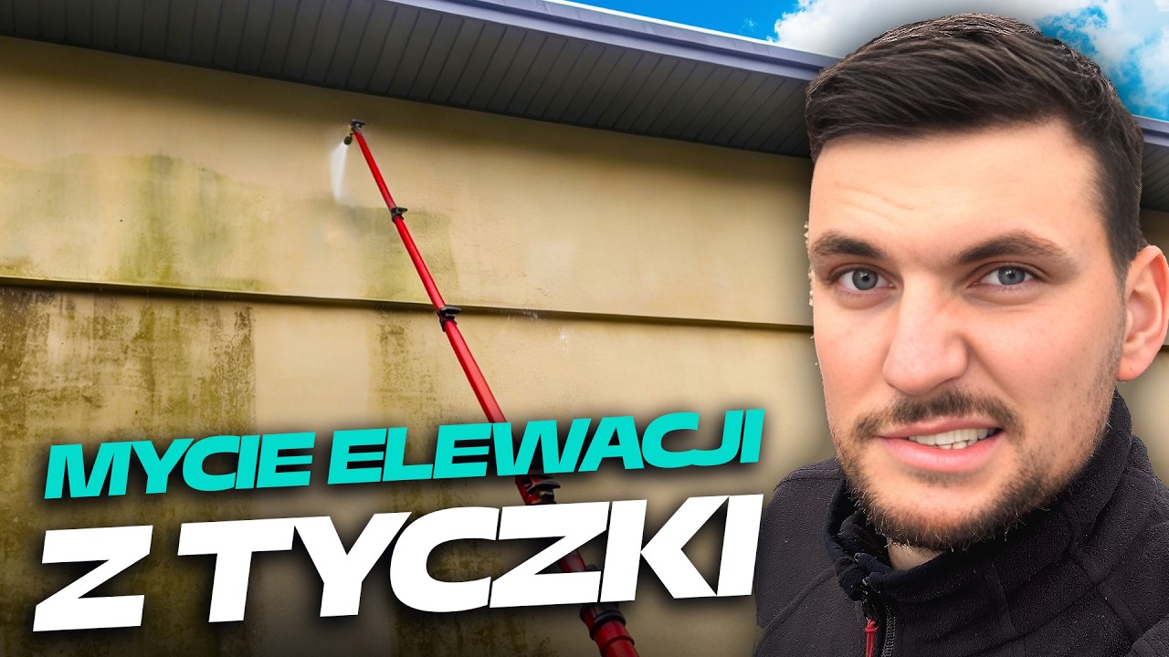 🏠 PRZEKONUJE SIĘ DO NICH. Mycie elewacji lancą teleskopową Rzeszów | DOMINIK MALUJE