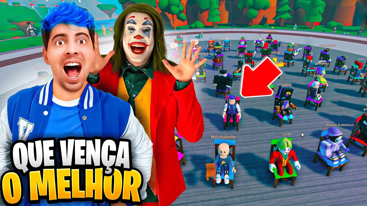 MAIOR DESAFIO INSANO DE TODOS NO DANÇA DAS CADEIRAS NO ROBLOX!! DEU MUITO RUIM!!