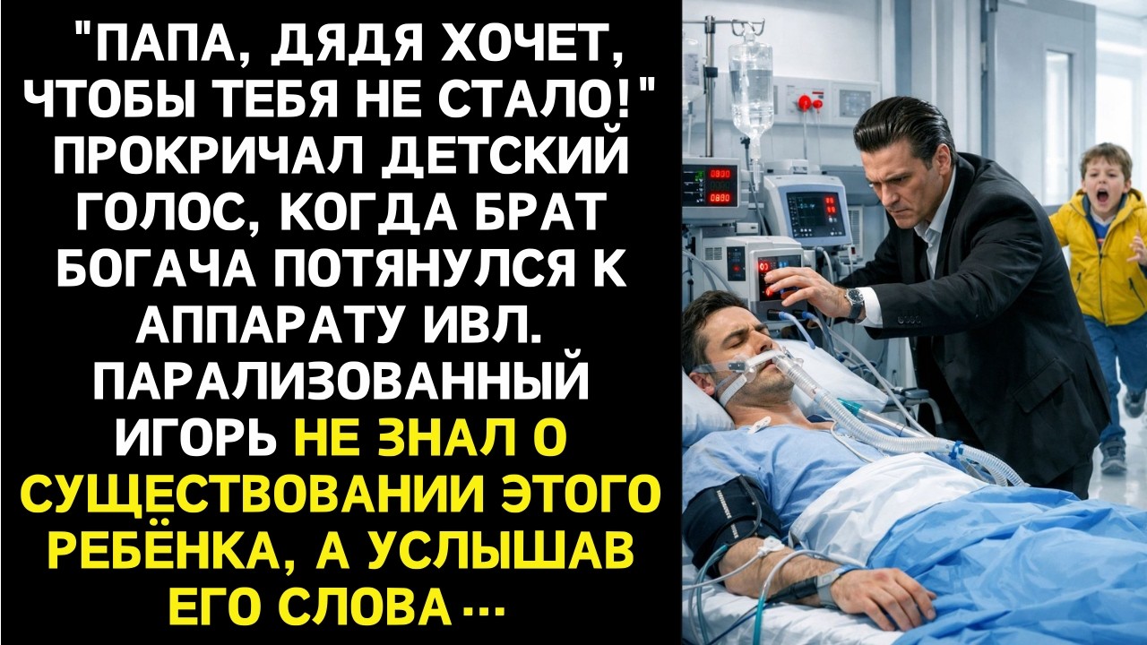 Брат планировал отключить аппарат, но незнакомый мальчик вдруг закричал: папа, проснись!