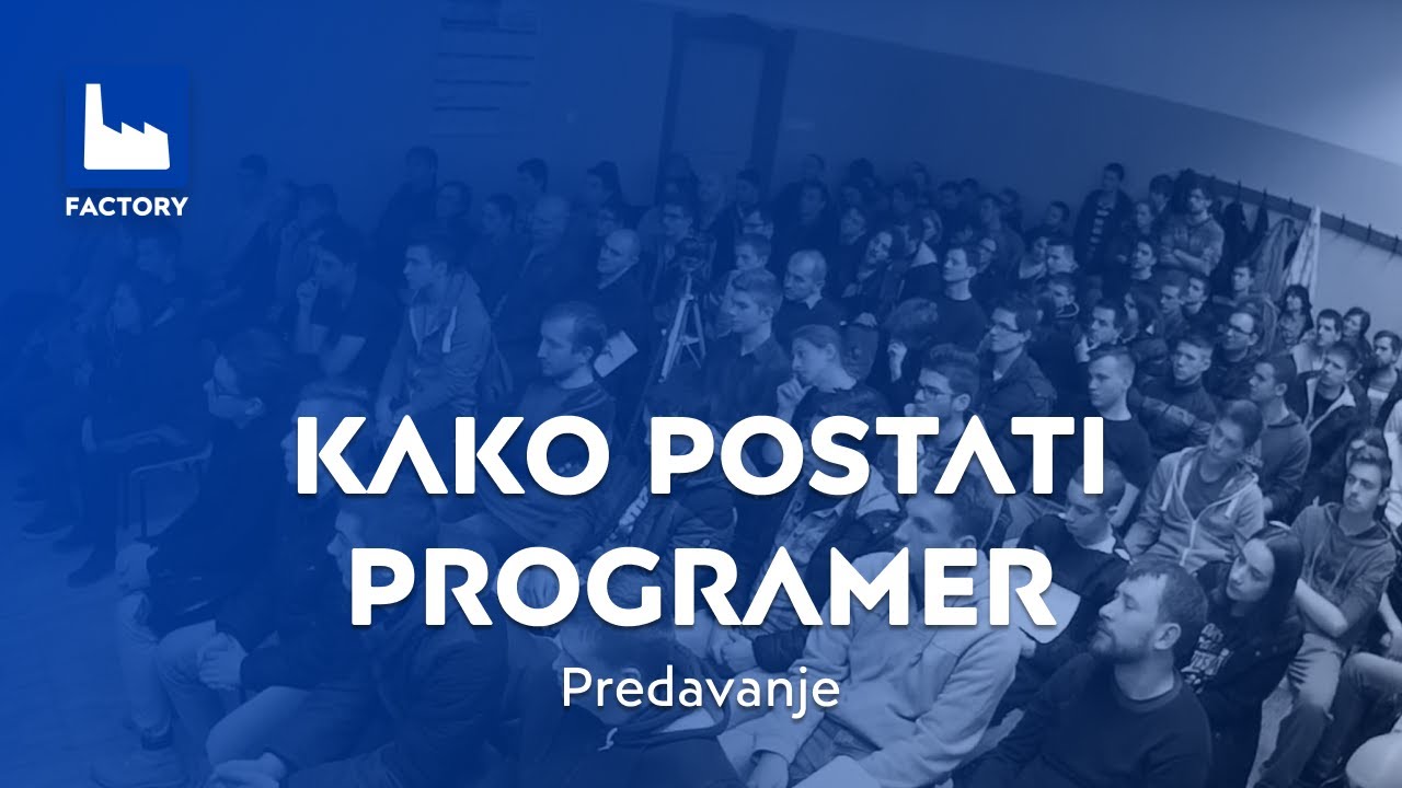 'Kako postati programer' predavanje Plave tvornice