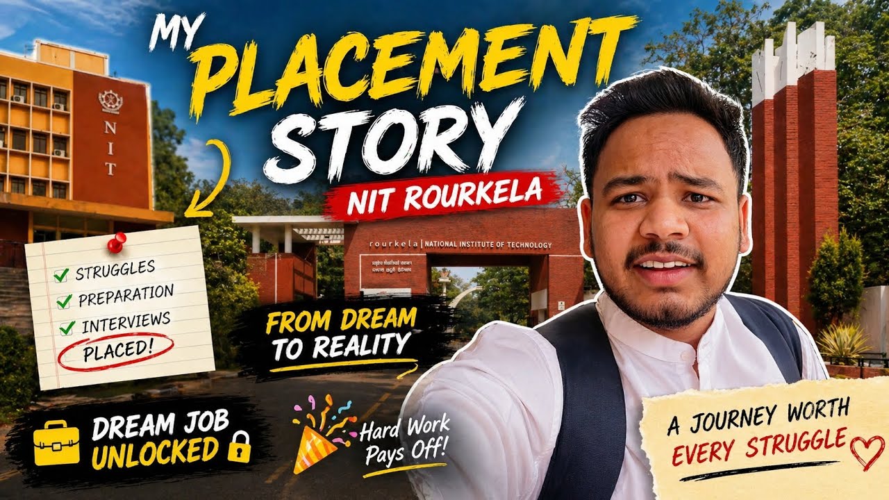 My Placement Story NIT Rourkela 🎉 | How I Got Placed from NIT Rourkela 💼 | #placements #job #3gr 