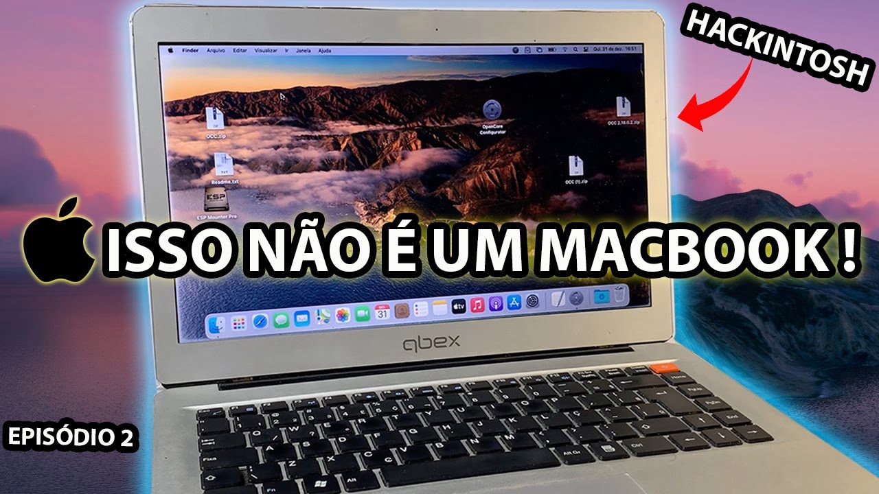 FAZENDO UM HACKINTOSH EM UM NOTEBOOK ANTIGO CORE i5 3ª GERAÇÃO - CÓPIA DO MACBOOK AIR - EPISÓDIO 2