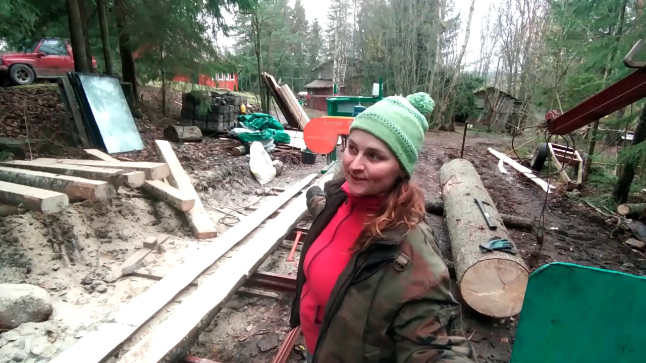 Работаю одна на пилораме Алтай, купила в хозяйство.