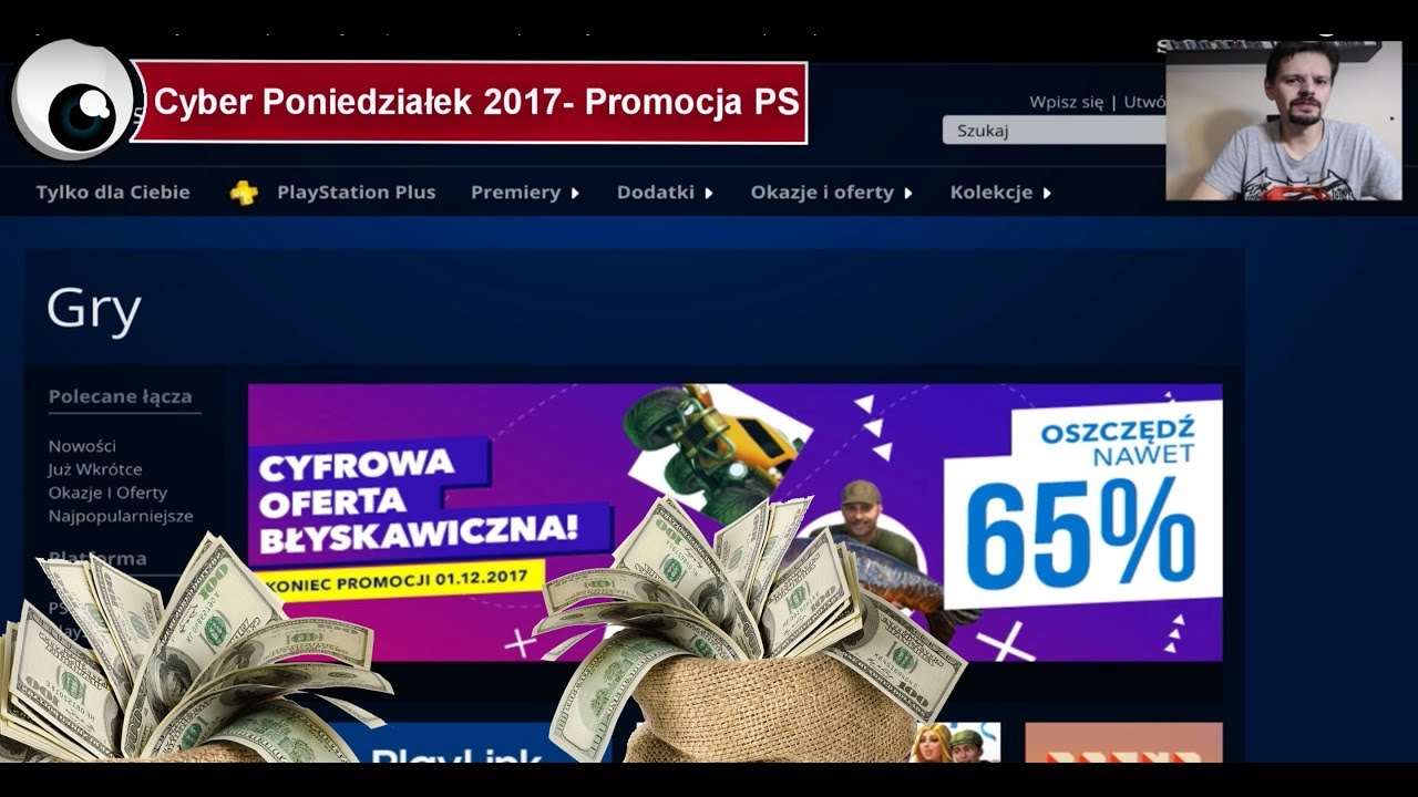 Cyber Monday 2017 (kończy się 1.12.2017) - PlayStation Store (PS4)