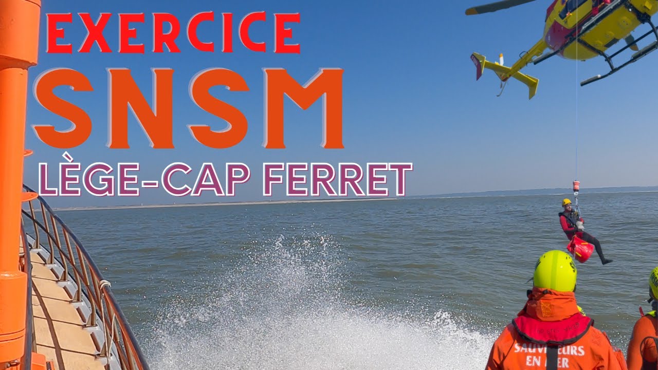 Sauvetage en mer SNSM DRAGON 33 - Bassin d’Arcachon