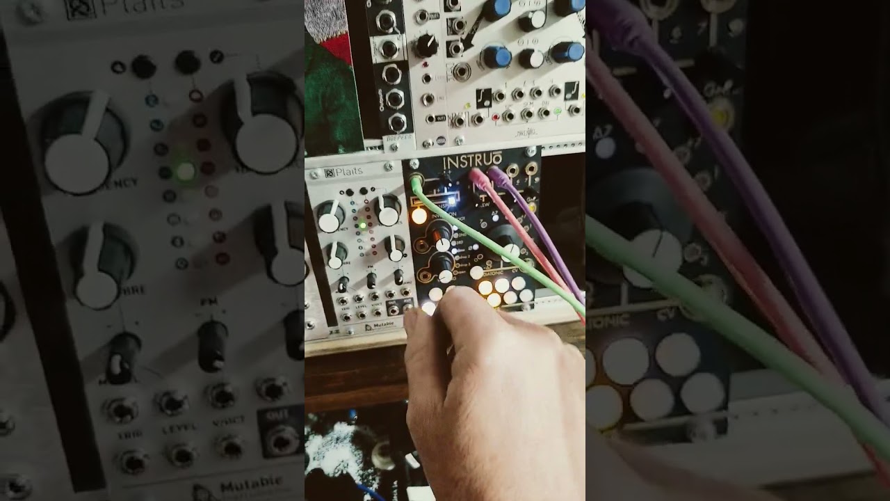 Sarah's Sequencer Through Quantizer #music #modularsynth
