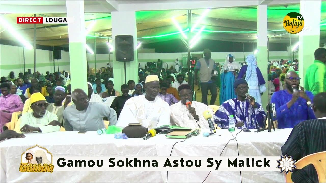 🚨DIRECT LOUGA: Gamou Sokhna Astou Sy Malick présidé par Serigne Moustapha Sy Al Amine