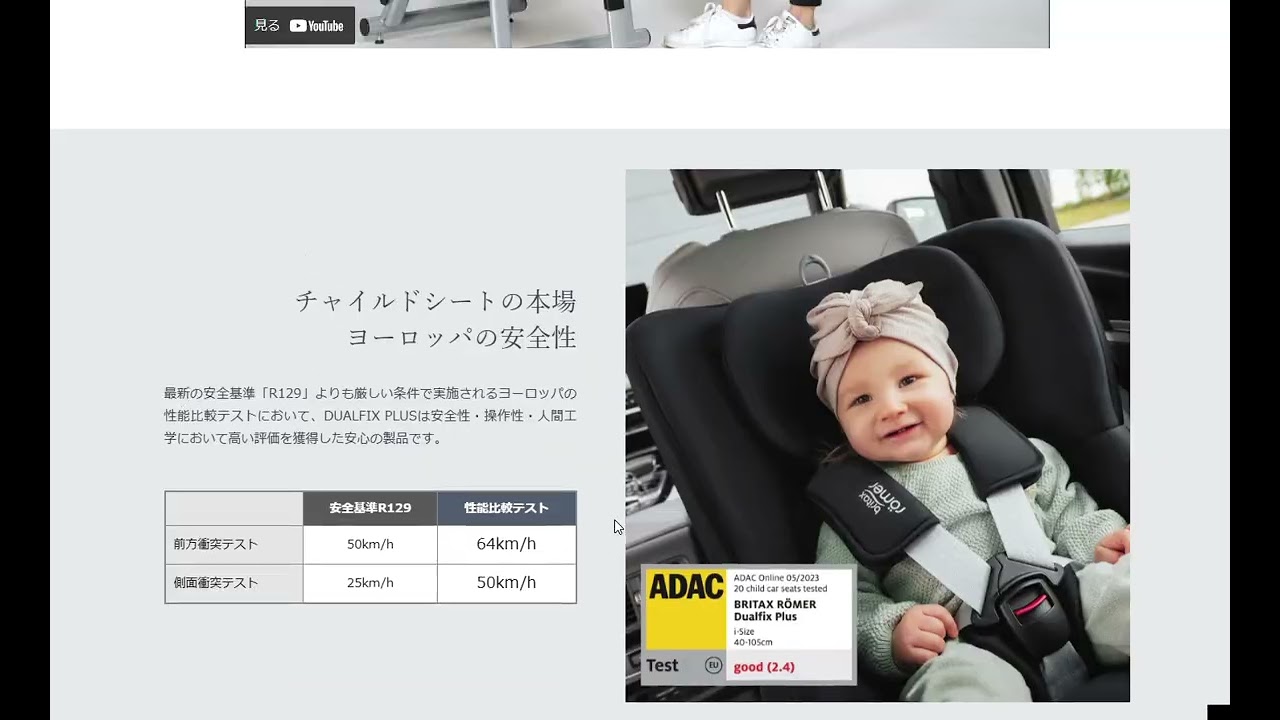 「カッコいいチャイルドシート、ブリタックスレーマーDualfixPlus」Vol.045
