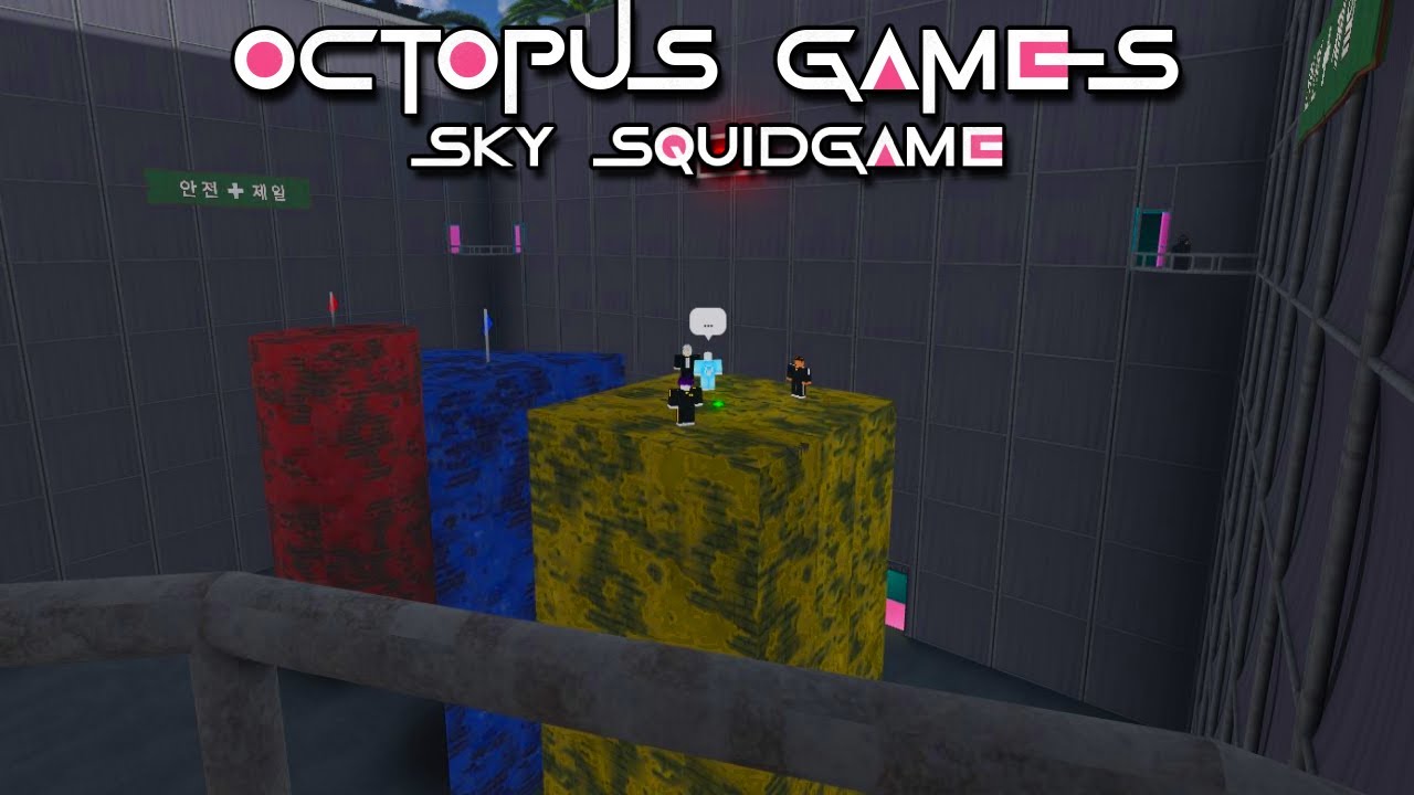 🐙SKY SQUID GAME AND FRONTMAN ROOM🔥! Octopus Games UPDATE!!