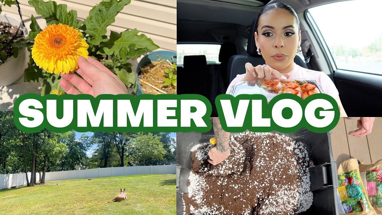 Car Chit Chat, Eat With Me, Garden Updates & Summer Shopping