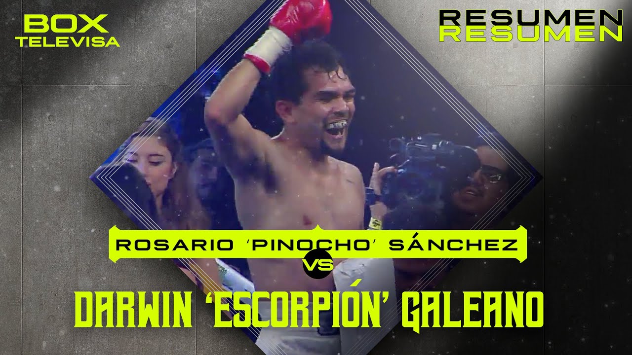 RESUMEN | Rosario ‘Pinocho’ Sánchez vs Darwin ‘Escorpión’ Galeano | Peso Ligero | TUDN
