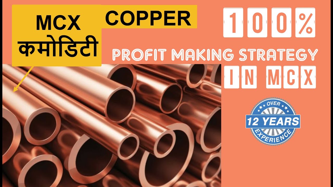 MCX Copper Trading Strategy in HINDI, Supports All Major MCX Commodity Trading
