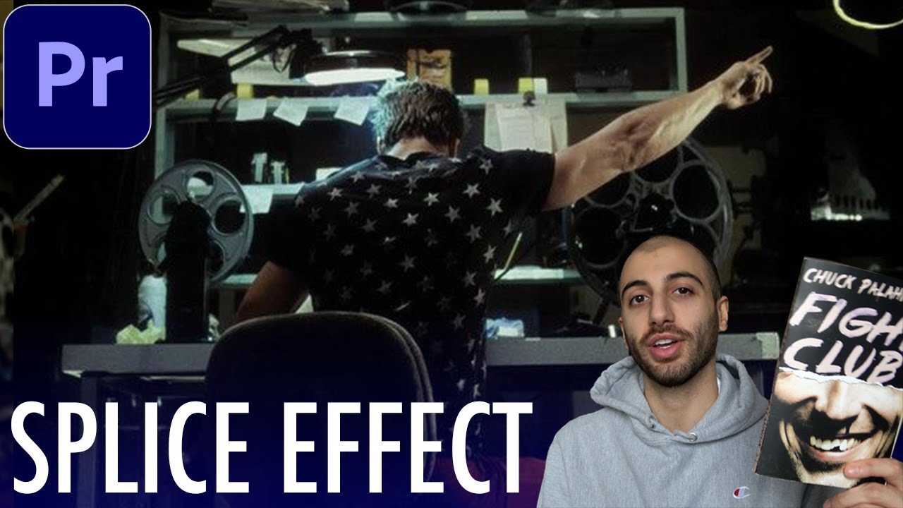 Fight Club Splice Subliminal Message Effect How to (Adobe Premiere Pro CC Tutorial)