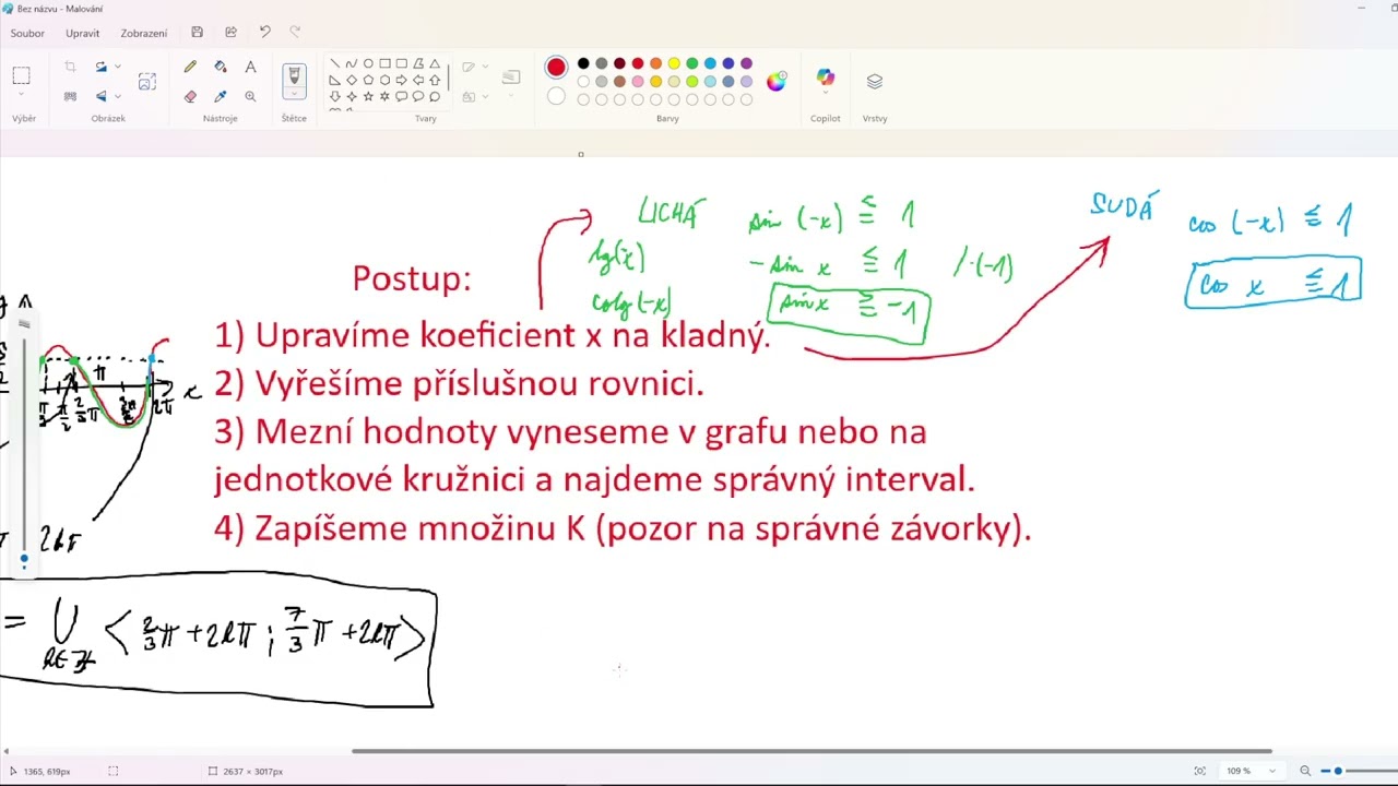 Goniometrické nerovnice