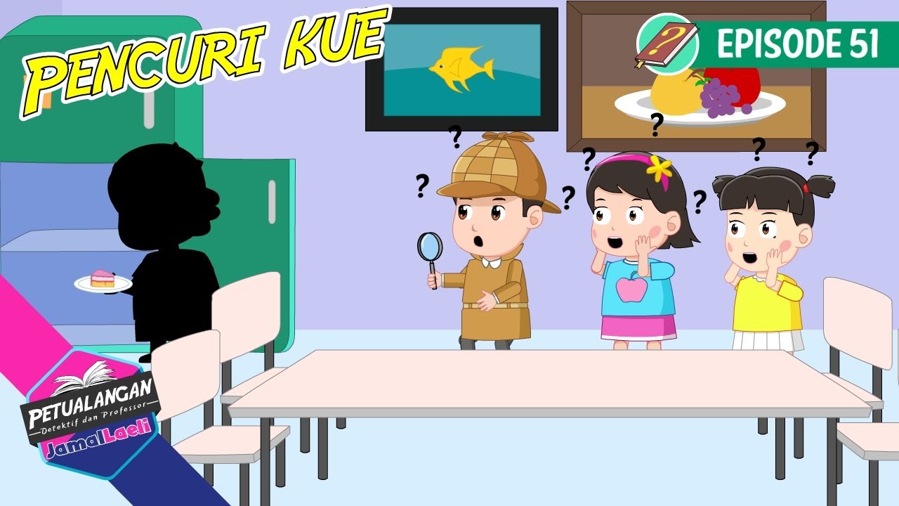 Pencuri Kue - Petualangan Jamal Laeli - Profesor - Ensiklopedia anak - 51 - PJL