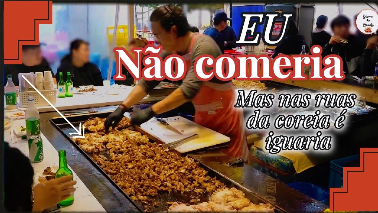 🔴Sabores do Oriente: Uma Viagem pelos Mercados de Rua da Coreia do Sul