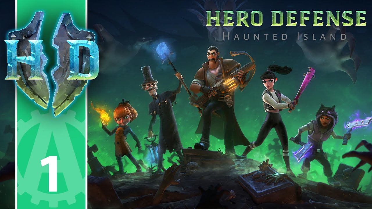 Let's Play Hero Defense Haunted Island 1