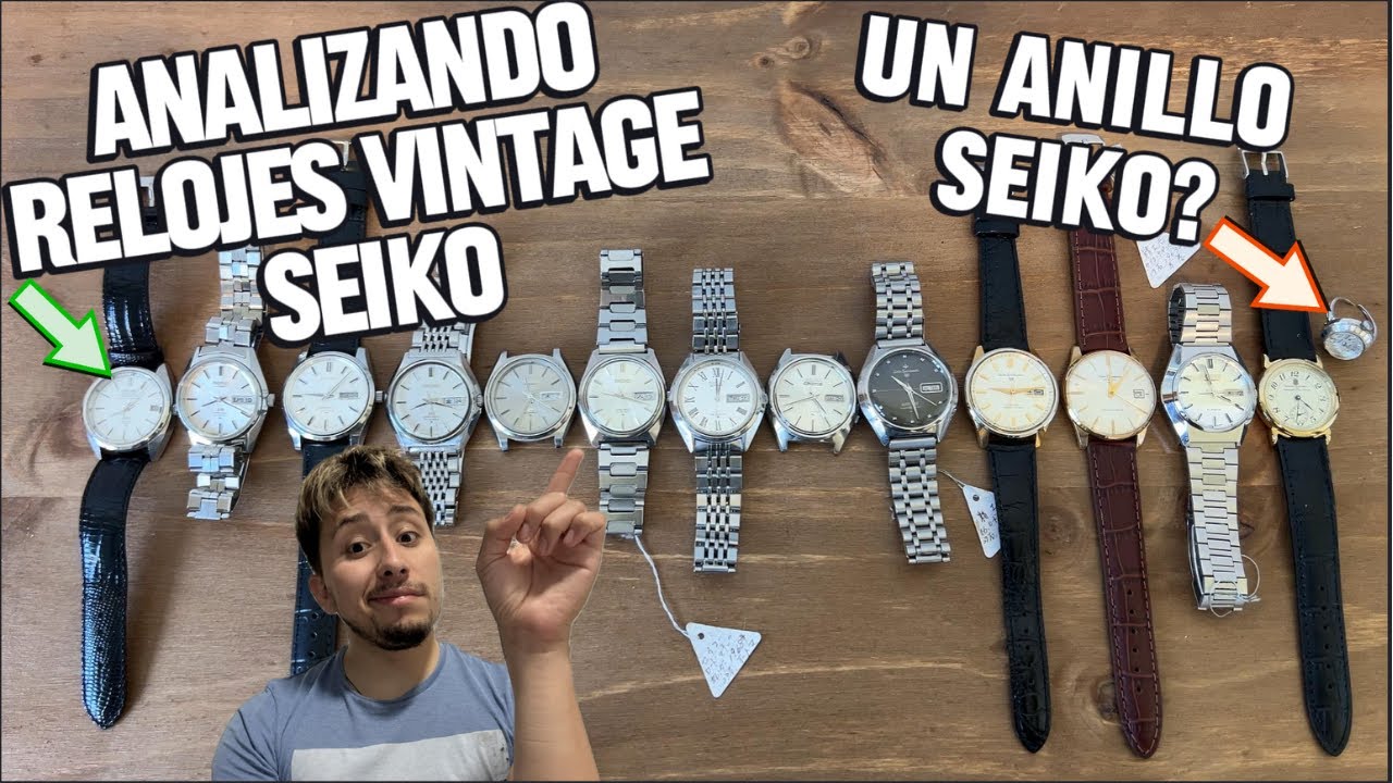 ANALIZANDO RELOJES SEIKO VINTAGE QUE COMPRE EN MERCADILLO DE ANTIGUEDADES OSU KANNON NAGOYA en Japón