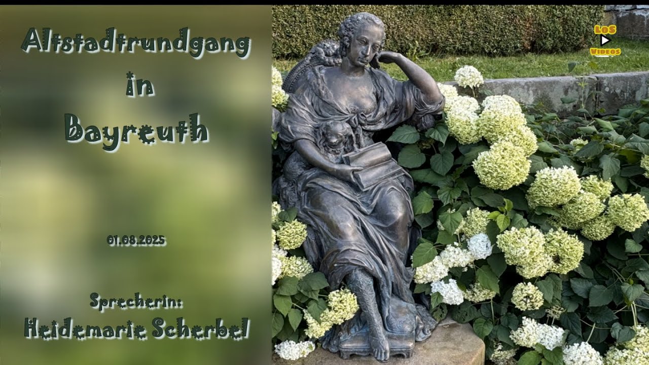 6.6 - Bayreuth - Markgrafen-, Wagner-Festspielstadt - wir besuchen heute die Altstadt  - 07/2025