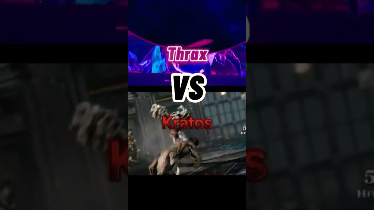 This is a very interesting fight 🤔 Thrax VS Kratos #godofwar #dauntless