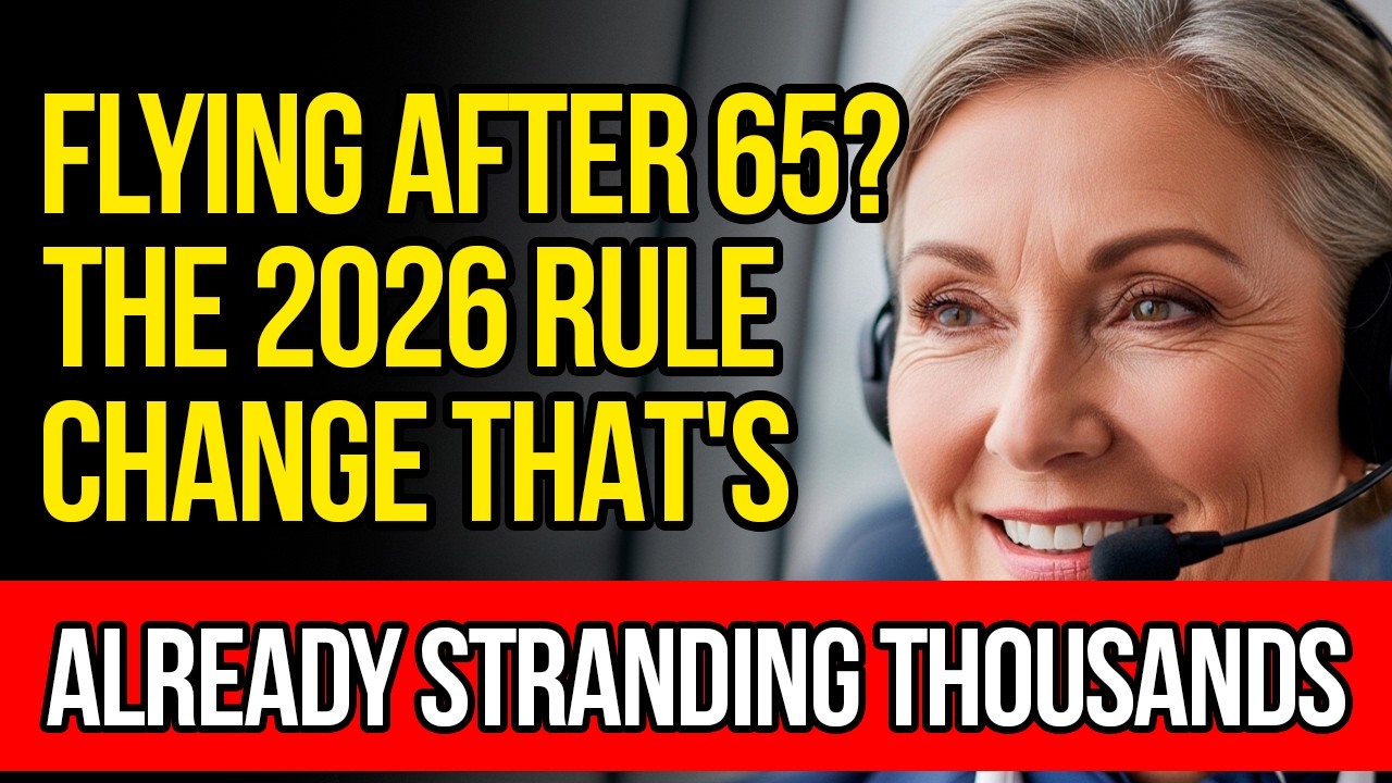 Flying After 65? The 2026 Rule Change That's Already STRANDING Thousands
