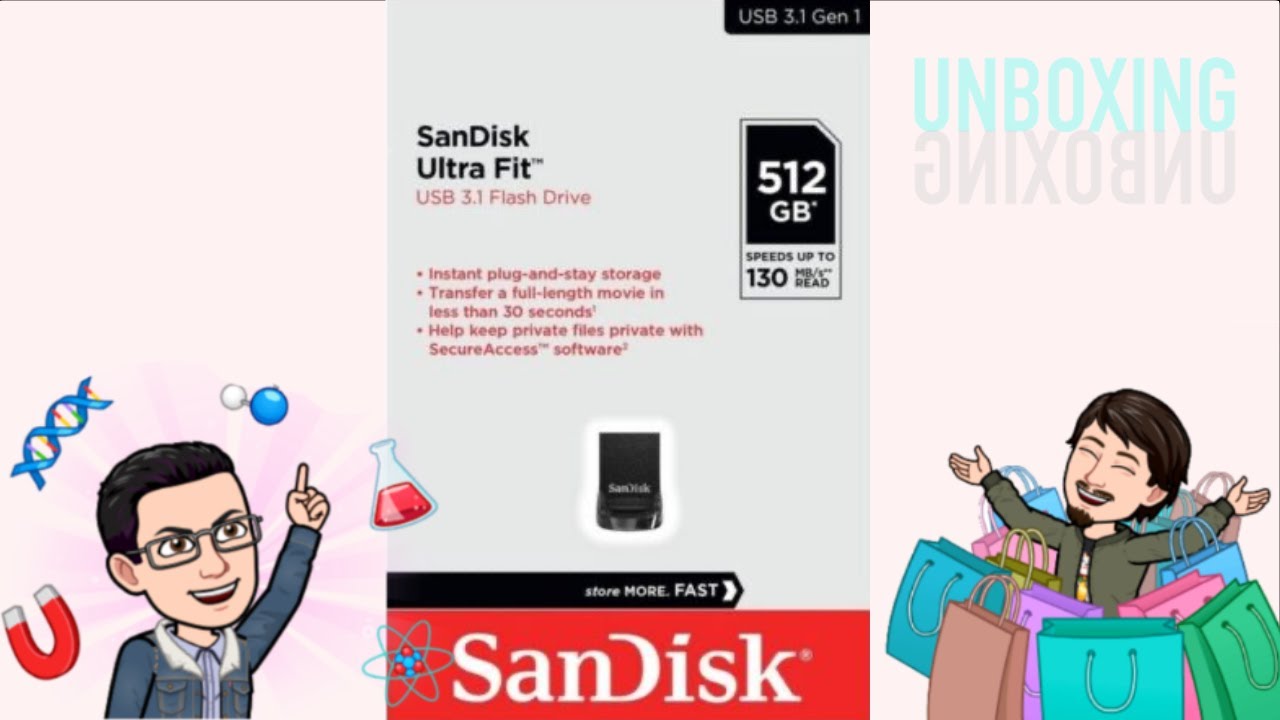 Abrimos la memoria USB 3.1 SanDisk Ultra Fit de 512GB una gran capacidad en un espacio muy pequeño