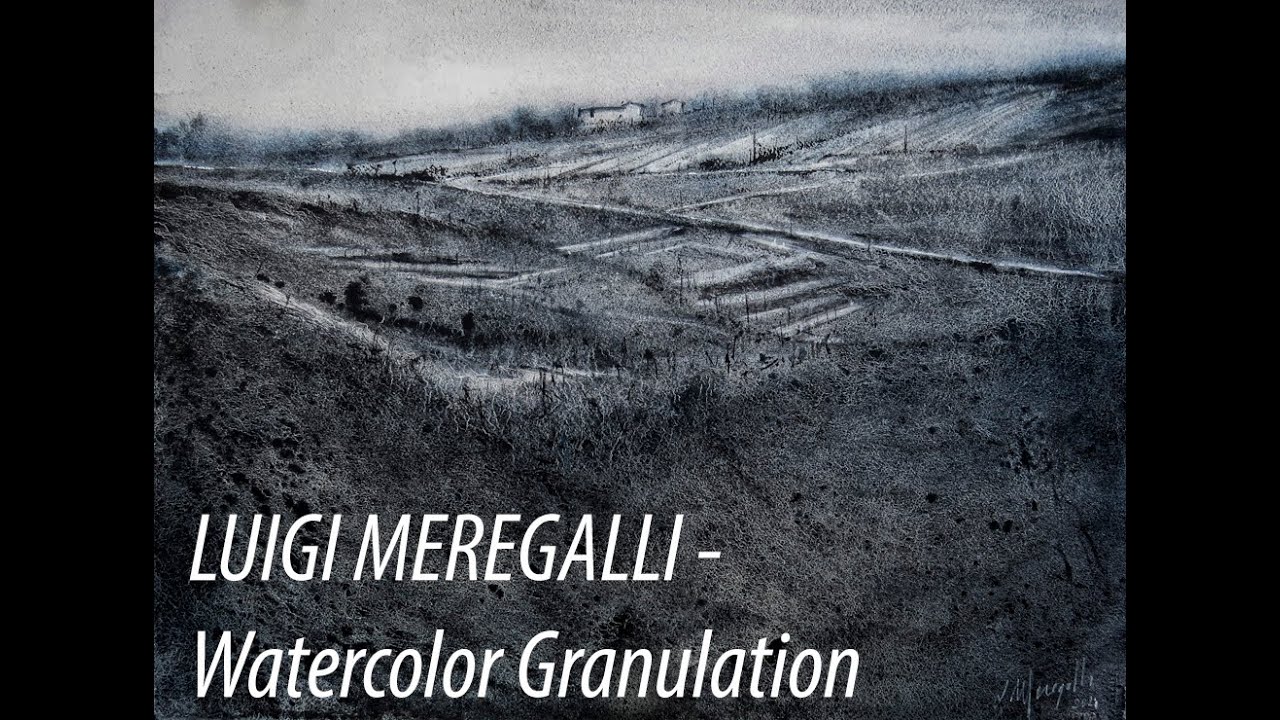 LUIGI MEREGALLI - Watercolor Granulation