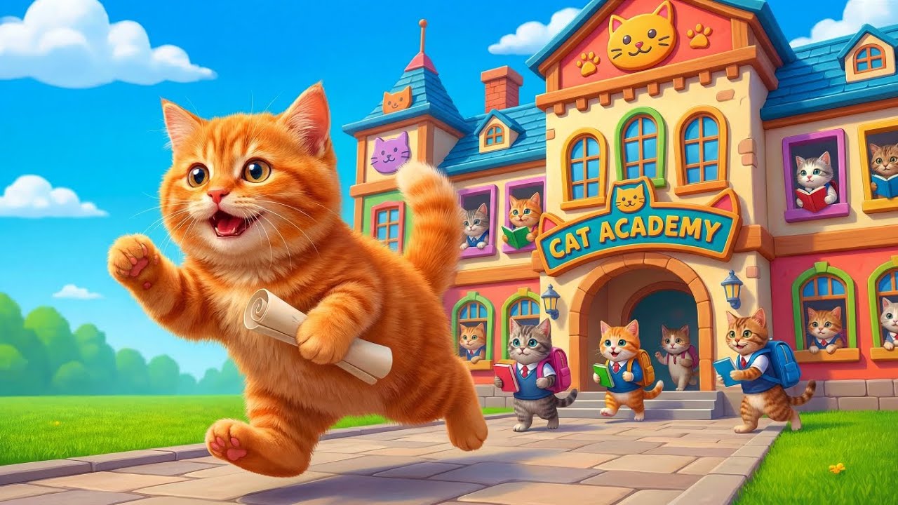 Will She Pass? My Cat Goes to School! 🐱🎒