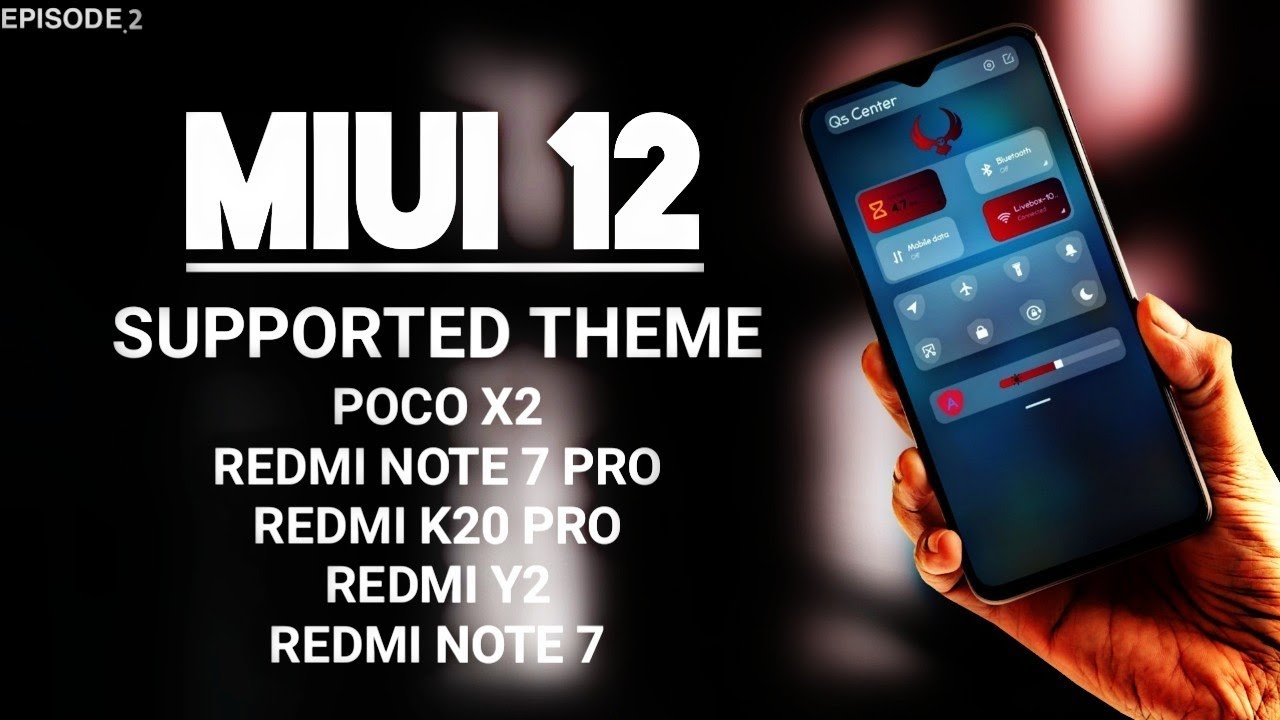 MIUI 12 Supported Theme | Poco X2 & Redmi Note 7 Pro | INSANE THEME