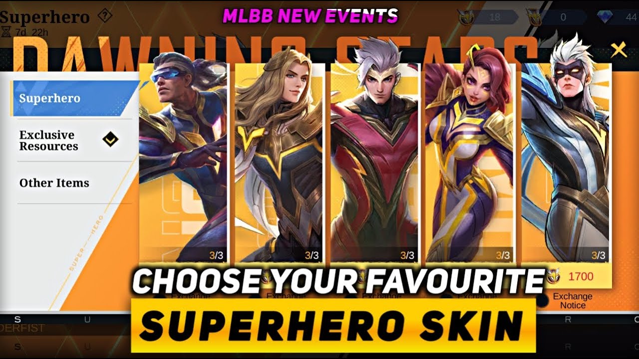 New! SuperHero Dawning Star Event & Prizepool - Mobile Legends new event