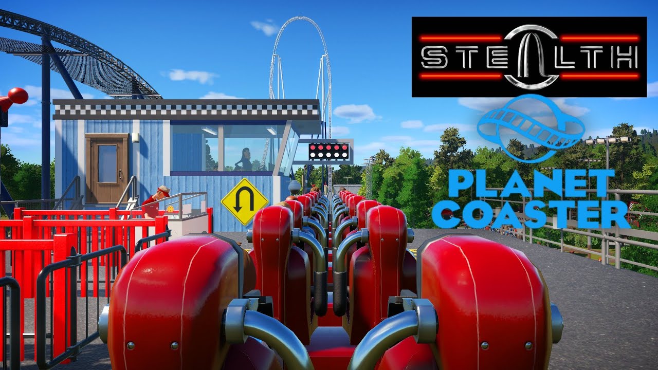 Stealth | Back POV's - Thorpe Park (Planet Coaster)