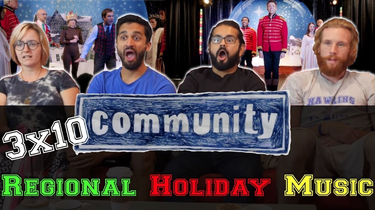 Community - 3x10 Regional Holiday Music - Group Reaction