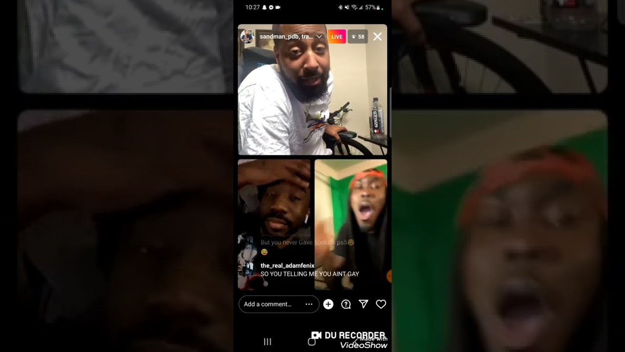 Sandman vs. Glook (Funny IG Live Argument)