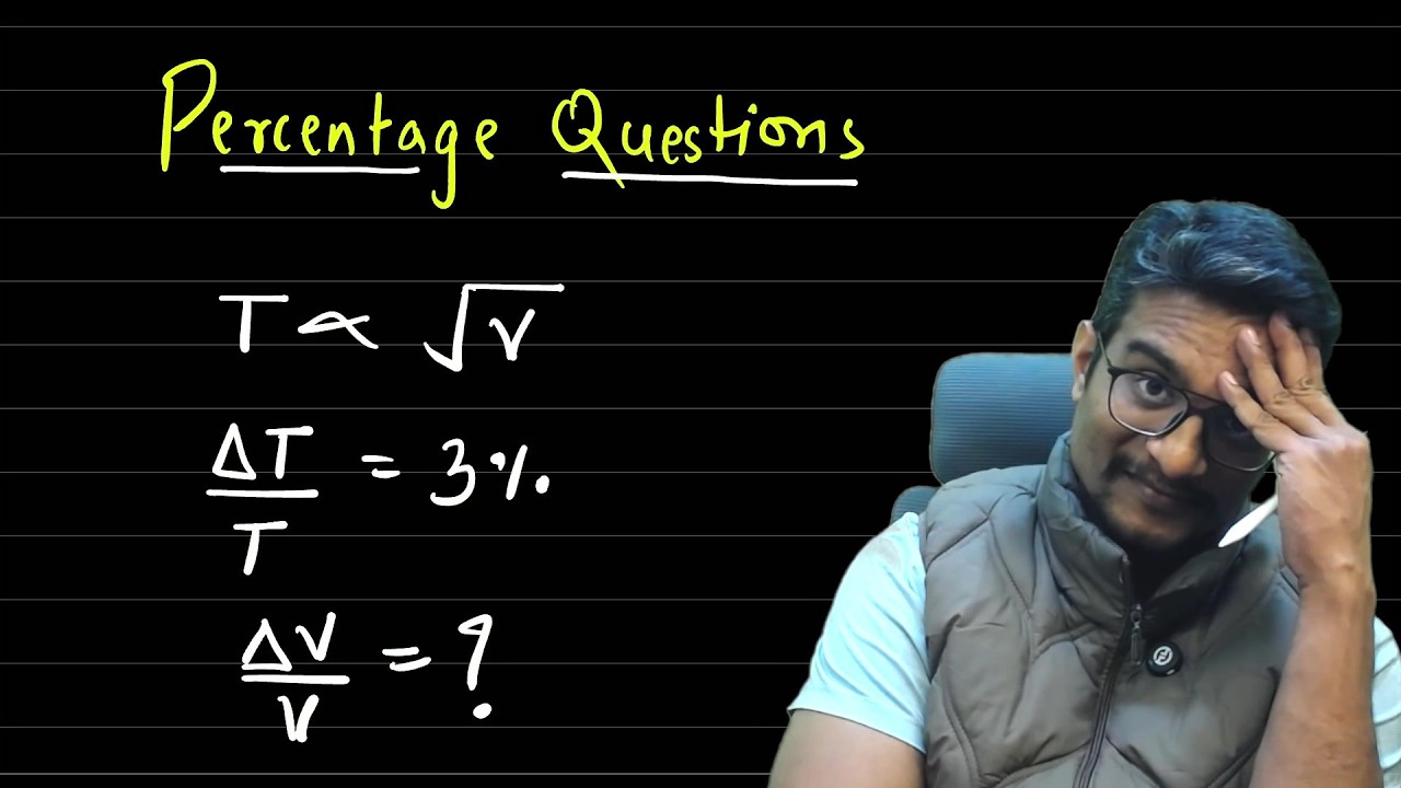 percentage wale question !! Easy tricks #physics #percentage_short_trick