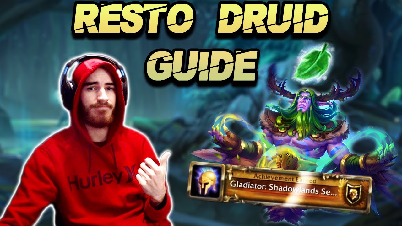 SHADOWLANDS RESTO DRUID PVP GUIDE!!! -- MULTI RANK 1 HEALER SHOWS YOU HOW TO GET GLADIATOR :D
