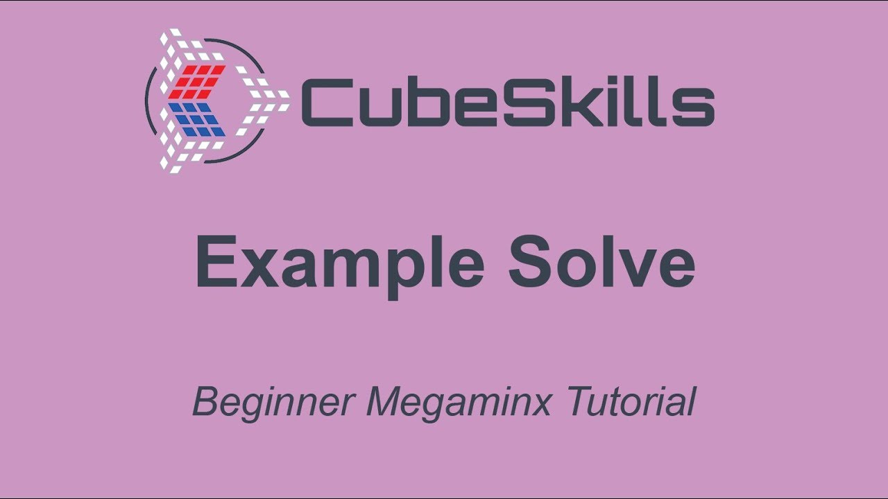 Megaminx Tutorial - Example Solve