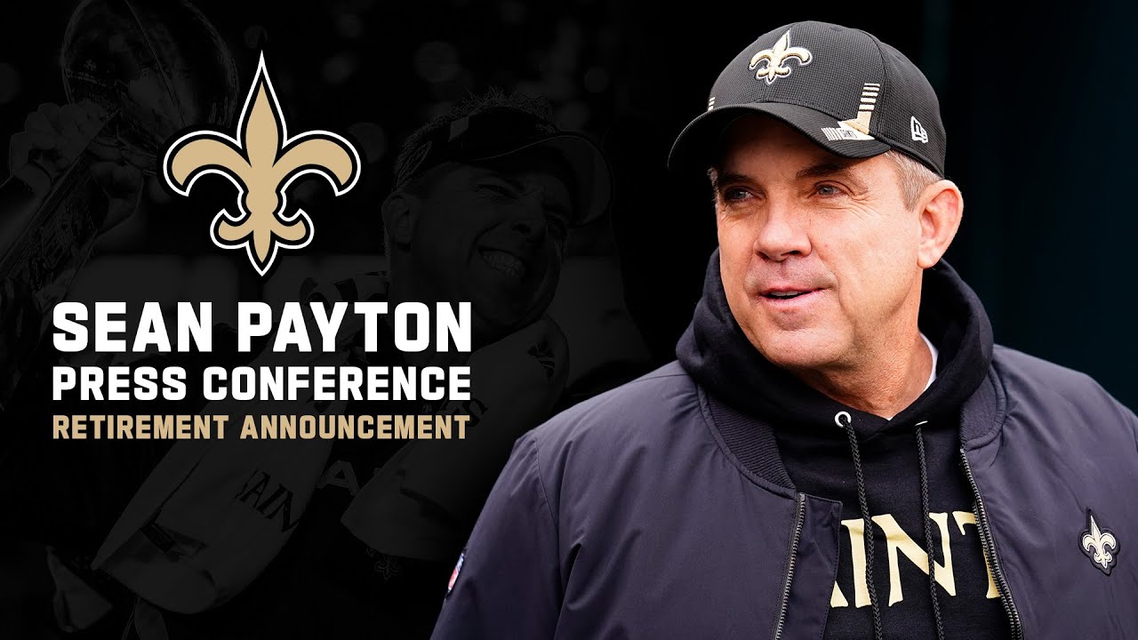Saints Head Coach Sean Payton Retirement Press Conference 1/25/22