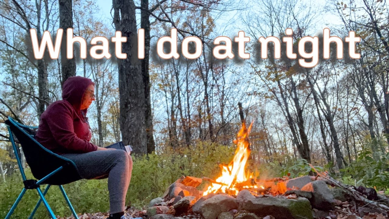 Alone at NIGHT in the National Forest | Japanese Sweet Potato Hash in my Volkswagen Van