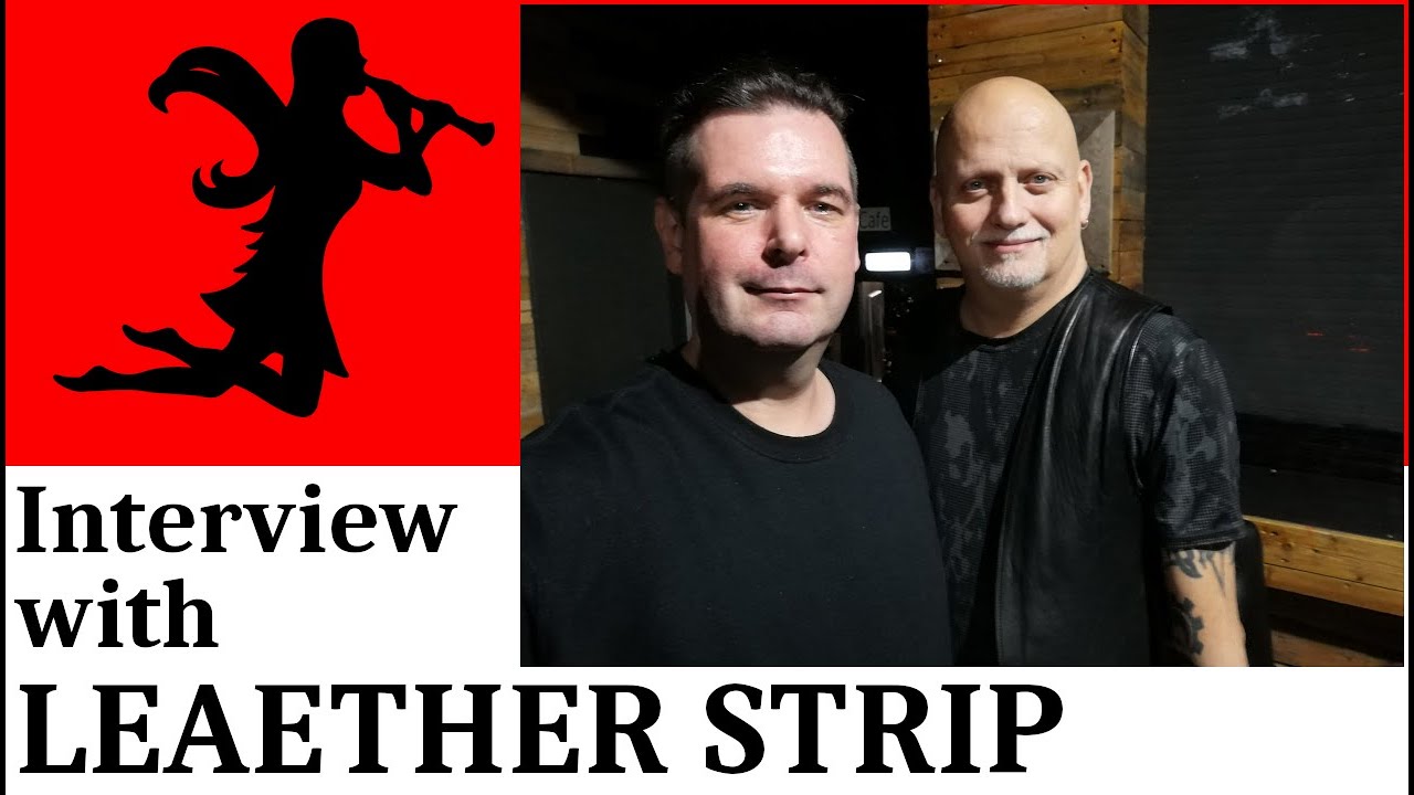 LEAETHER STRIP Interview at Matrix Bochum, December 9 2023, by Nightshade TV