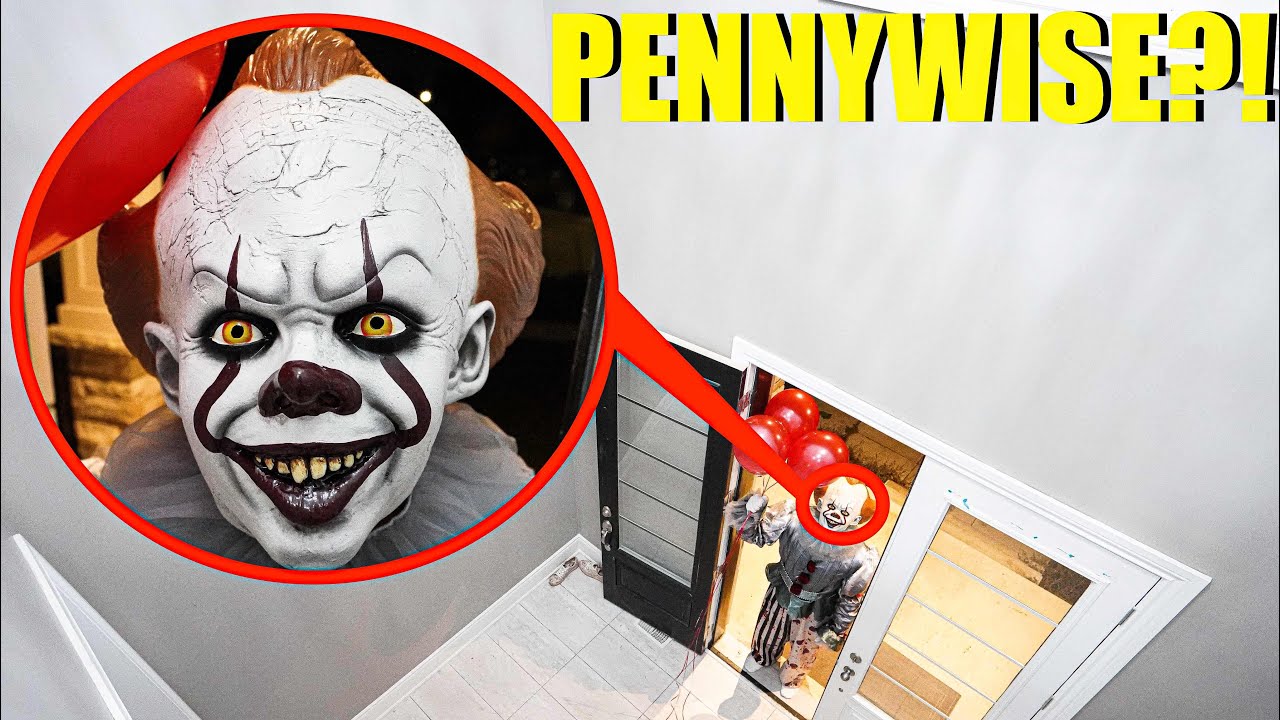FIGHTING OFF PENNYWISE AT OUR HOUSE! (HE TRIED TO TAKE US)