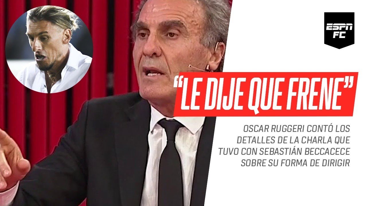 Oscar #Ruggeri y el consejo que le dio a #Beccacece cuando se vieron: 