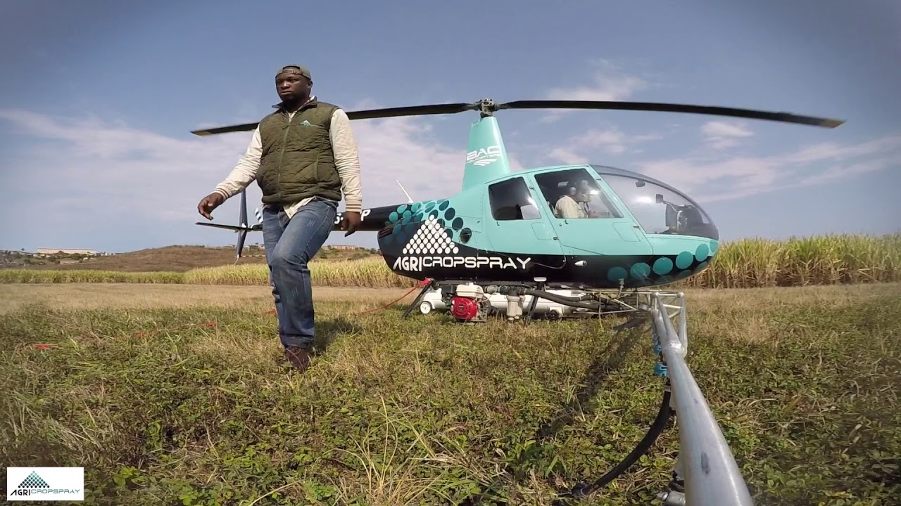 Agri Crop Spray - Helicopter crop spraying in South Africa by Taylored Films