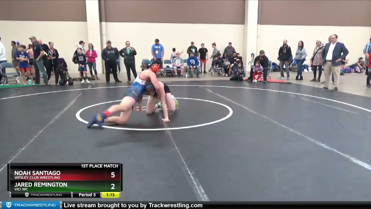 149 Lbs 1st Place Match - Noah Santiago, Wesley Club Wrestling Vs Jared Remington, Vici WC 9d46